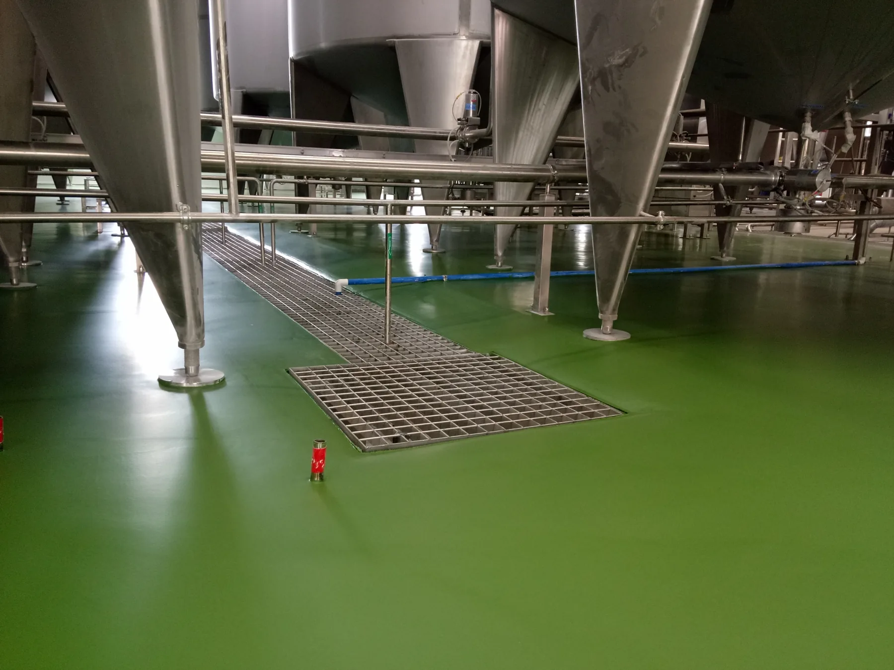 Concrete repair and restoration in an industrial facility